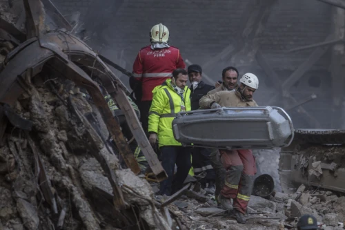 Tehran's Iconic Plasco Building Collapses After Fire